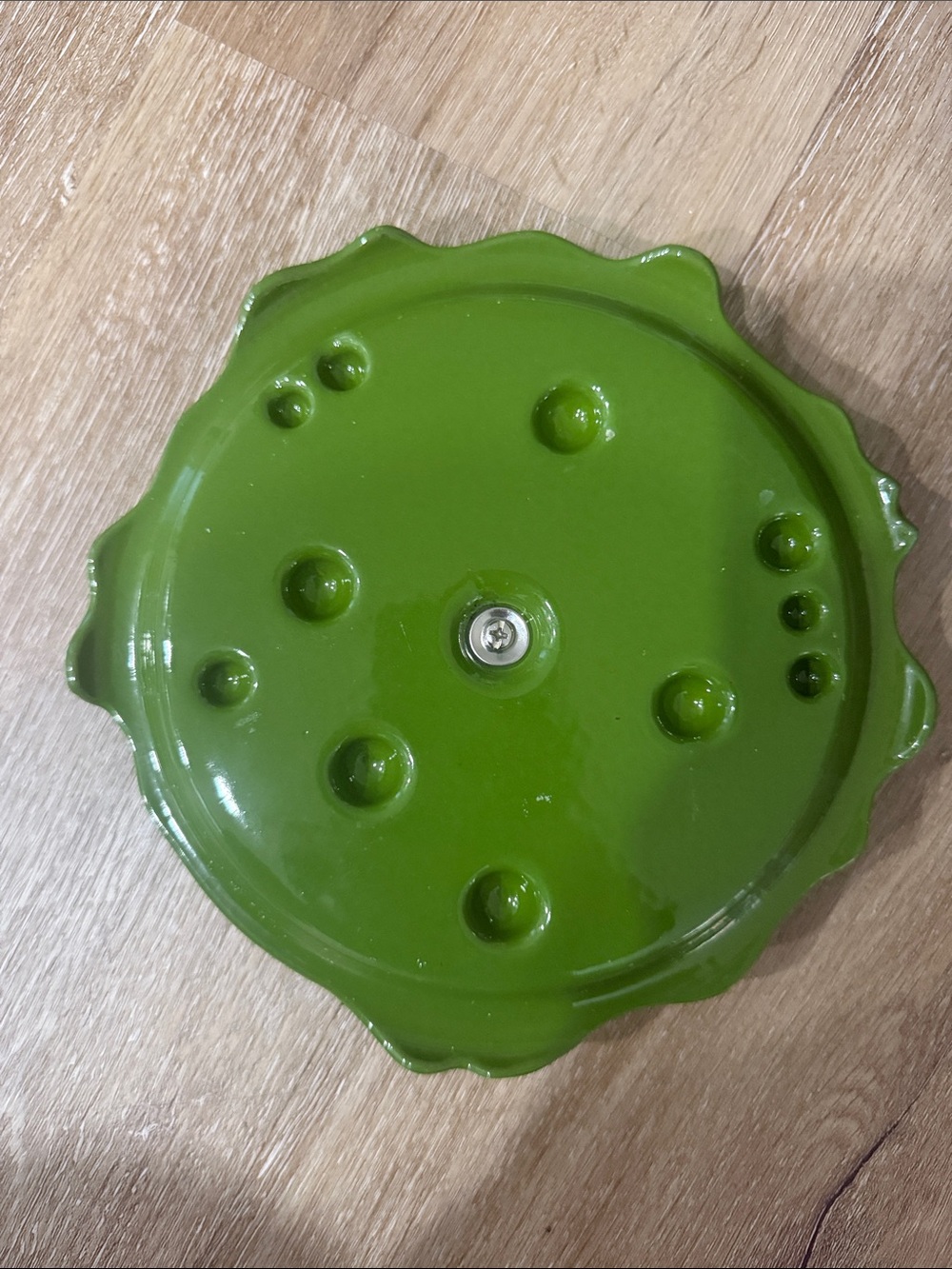 Smith & Clark Cast iron cauldron pot with green witch's brew Halloween lid - Picture 3 of 5